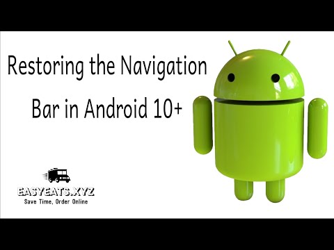 Restoring Bottom Navigation Bar in Android 10 and Above