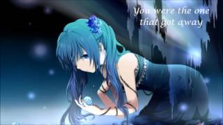 Video thumbnail of "Katy Perry  - The One That Got Away Acoustic Nightcore"
