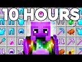 I Got RICH for 10 Hours STRAIGHT in Minecraft Hardcore!