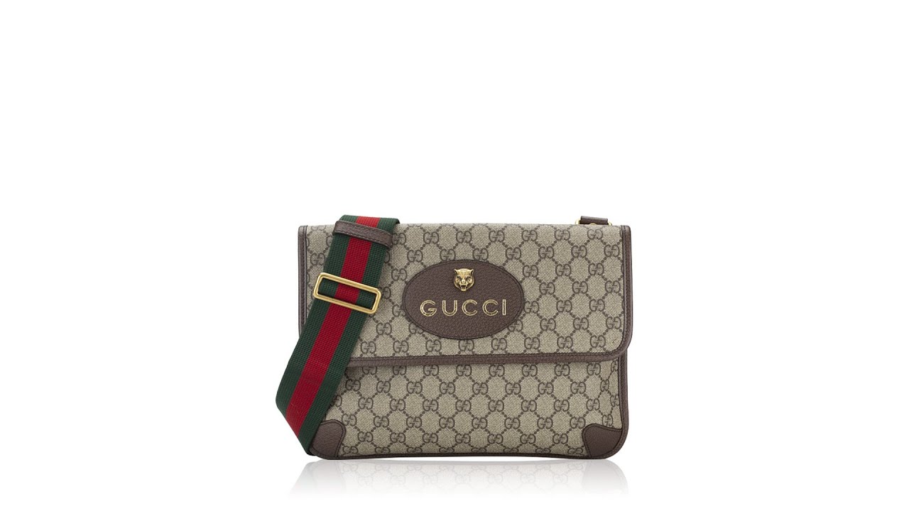 Gucci Embossed GG Leather Waist Bag Taupe