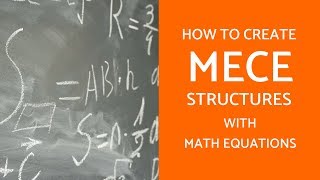 Algebra Structures: The 1st Way To Be MECE In Case Interviews