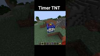 Testing Timer TNT in Minecraft #minecraftgameplay