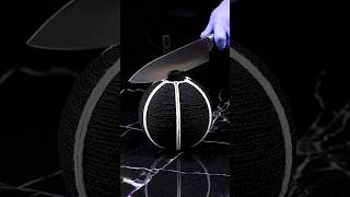 Cutting open a yarn bomb… the inside made absolutely no sense 💣🌈 AI ASMR #asmr #satisfying