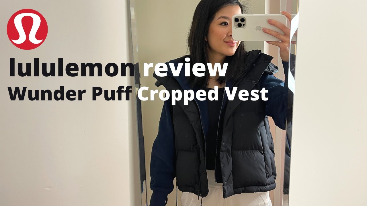 lululemon Wunder Puff Cropped Vest Review & Try-On 