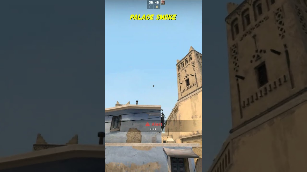Palace Smoke From CT Spawn On Mirage CSGO 