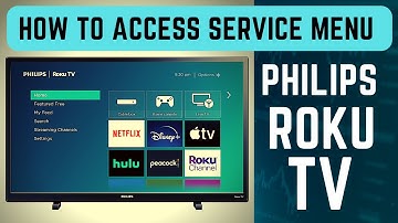 HOW TO ACCESS PHILIPS ROKU TV SECRET SERVICE MENU, FACTORY RESET CODE