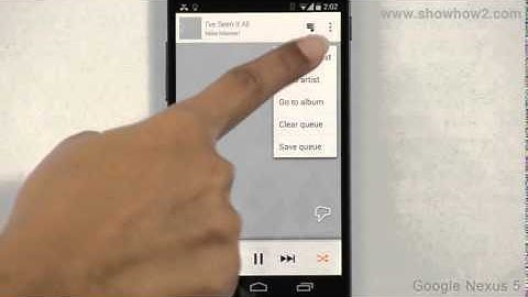Google Nexus 5 - Create New Playlist And Add Song