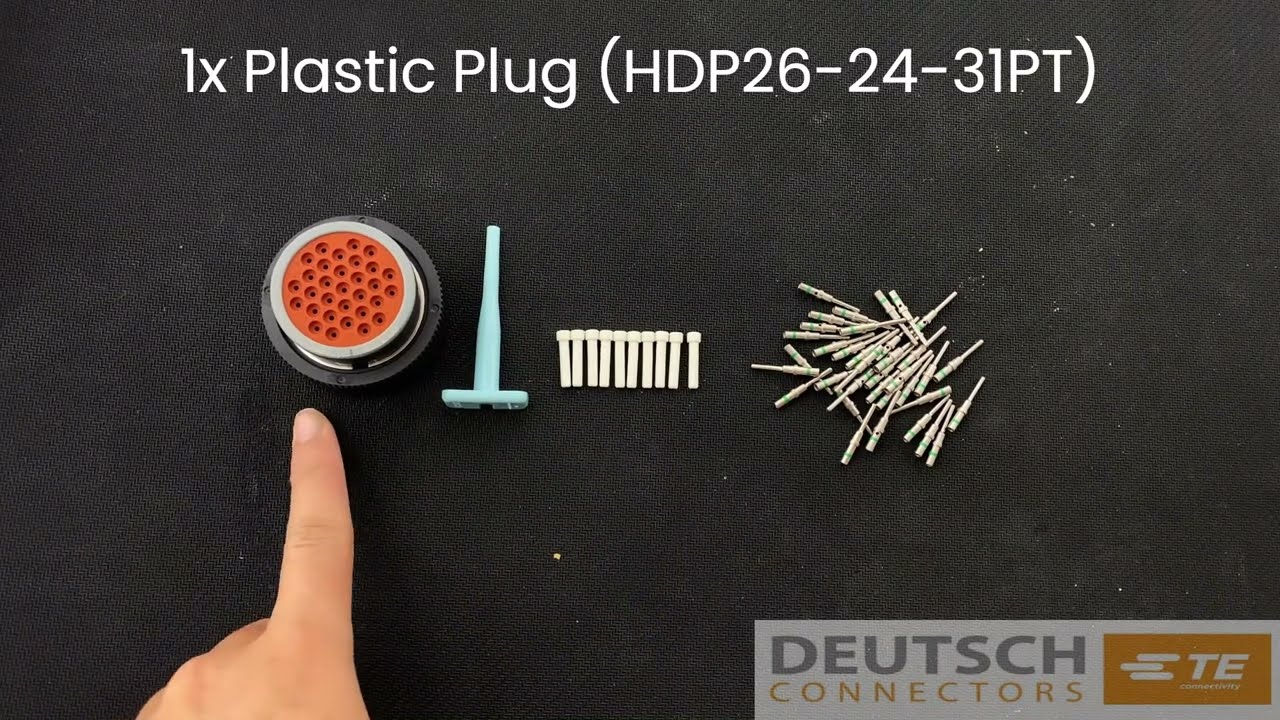 Deutsch HDP20 Series P26-24-31PT Connector Kit | Deutsch Connectors