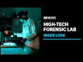 Rare look inside high-security forensic lab | ABC News