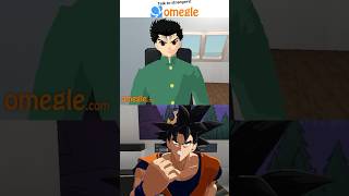 Goku Goes On Omegle Pt. 26 #goku #dragonball #yusuke #yuyuhakusho #gojo #jujutsukaisen #anime