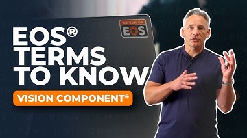EOS® Terms to Know: Vision Component®
