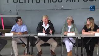 President Trump visits Puerto Rico to survey recovery efforts