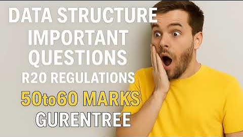 DATA STRUCTURE IMPORTANT QUESTIONS |R20 REGULATIONS JNTU