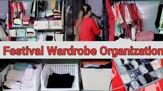  Wardrobe Makeover | Declutter &amp; Organize Before Diwali