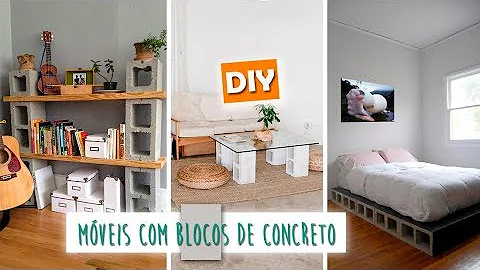 Como fazer móveis em concreto?