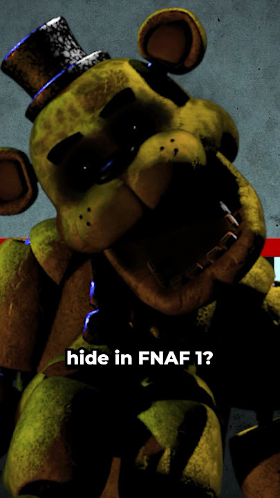 Where is Golden Freddy in FNAF 1? #fnaf