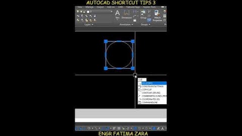 Draw specific circle in AutoCAD #shorts