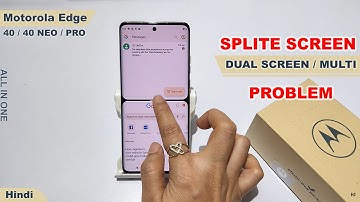 How to enable split screen in motorola edge 40 neo | Moto edge 40 me split screen kaise kare
