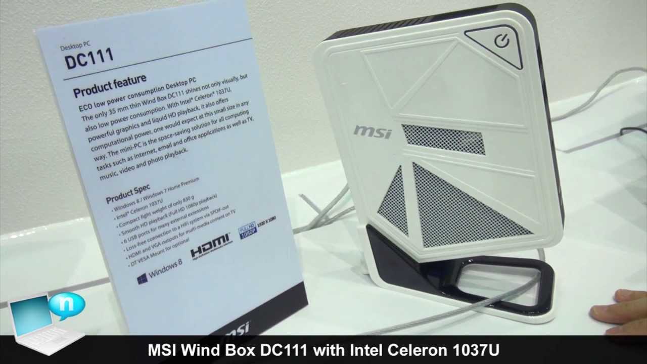 Msi Zeigt „Wind Box“ – Specification Wind Box DE500 – ASWV