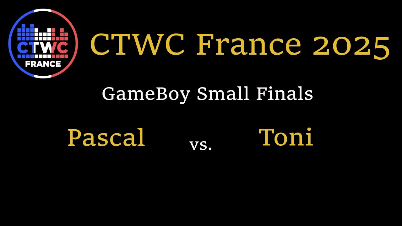 CTWC France 2025 GB - Small Finals: Pascal vs Toni