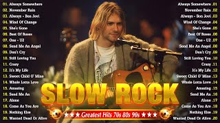 Slow Rock Ballads 70s 80s 90s 💦 Bon Jovi, Guns N Roses, Nirvana, Scorpions, U2, Led Zeppelin screenshot 4
