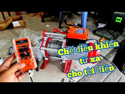 Video ???? Máy tời tốc độ nhanh sài điều khiển từ xa |Máy Xây... - youtube