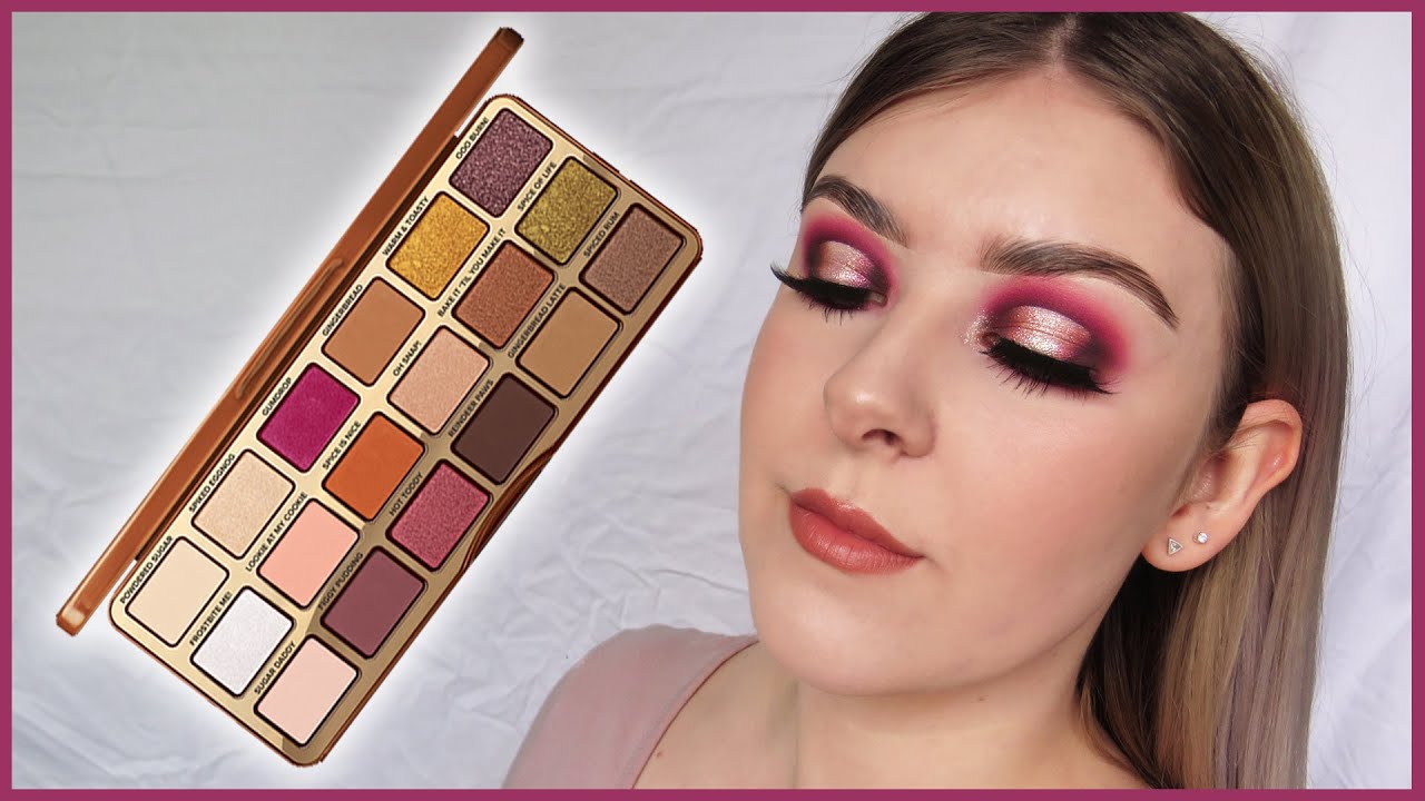 Too Faced Gingerbread Spice Palette Tutorial Halo Eye