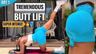 TREMENDOUS BOOTY LIFT In 2 Weeks On The floor | 20 Min Booty Lift Not Thighs, No Equipment