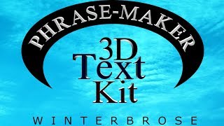 PHRASE-MAKER, 3D Writing and Design Scripts for Daz Studio Getting Started screenshot 1