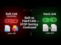Hard Link vs Soft Link and inode Explained Clearly | Don’t Treat Hard Links as Backups