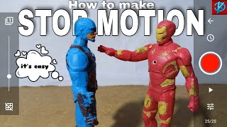 How To Make STOP MOTION Videos Using Your Phone | In Hindi | Basic Tutorial | KD Studios