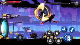Cyber fighters gameplay  // Action game. STAGE 1-1 TO STAGE 1-5 screenshot 2