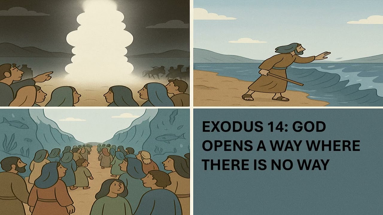 Exodus 14–16 | Red Sea Miracle, Manna, and Trust | God Makes a Way Forward | Come Study With Me