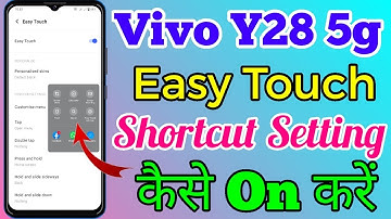 Vivo Y28 5g Easy Touch Setting Kaise On Kare // How To Easy Touch Setting On Vivo Y28 5g