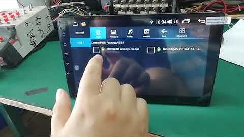 How to install APK file for a car radio GPS navigation
