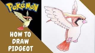 How To Draw Pidgeot No.18 Pokemon
