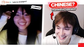 Just me, her, and some Mandarin 💬