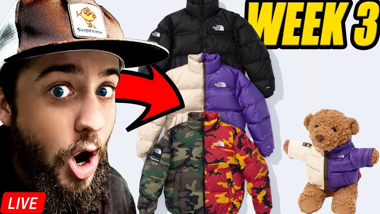 🔴LIVE🔴 Supreme SS24 Week 3 - North Face Collab - What Color Should I Cop?!