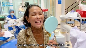 NGẬP TRÀN KHÁCH HÀNG LỚN TUỔI BỌC RĂNG SỨ NGUYÊN HÀM - NỤ CƯỜI TÁI SINH