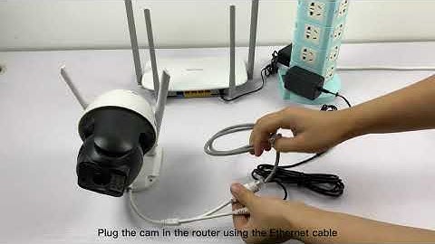 Pair Luowice D5-5MP Camera to Your WiFi with The Help Of Network Cable When Cam