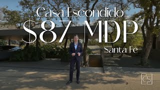 Increible Casa De Lujo En Santa Fé  | $87 MDP | Casa Escondido