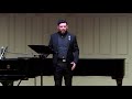 Jessye DeSilva, tenor sings &quot;In Dreams&quot;