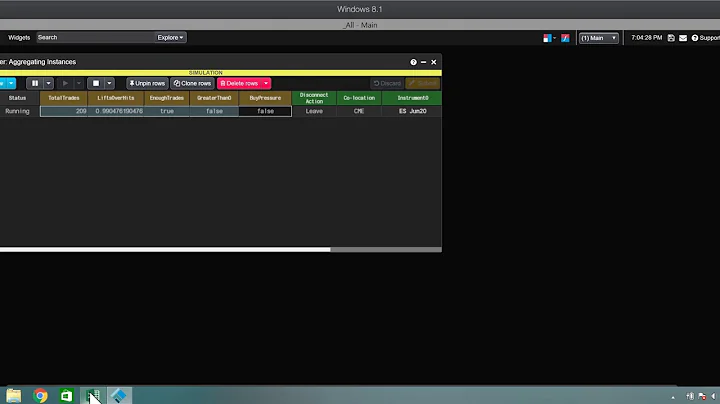 Trading Futures & Bitcoin - Extract algo calculations out of TT and link them into Excel