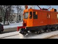 Витебский трамвай. Просто витебский снегочист. 22.01.2022.