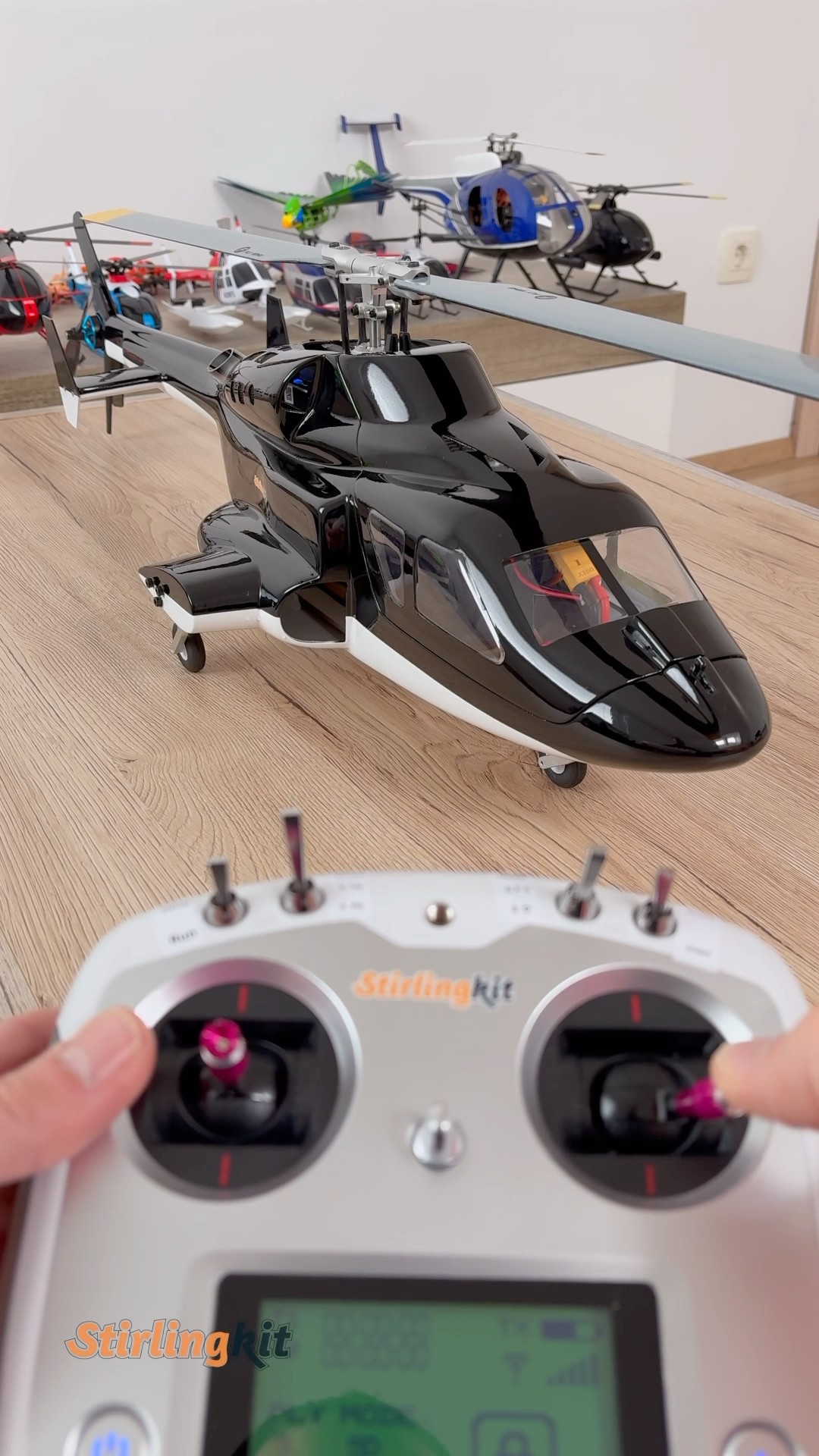 Airwolf - Bell 222 Helicopter | Scale RC Helicopter | Stirlingkit