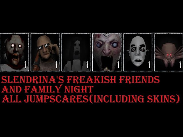 Granny 3 Characters Caught on Camera in Slendrina Freakish Friends and Family  Night Buttery Stancake 
