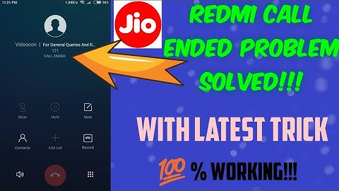 Redmi note 4 call ended problem latest trick|call ended problem of 2020 android call ended problem||