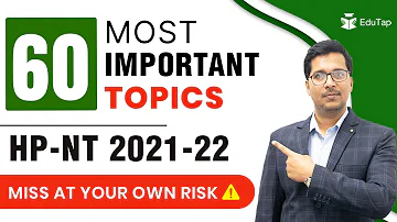 HP Naib Tehsildar 2021 - 22 Most Important Topics of Syllabus | Best Strategy and Guidance for HP NT