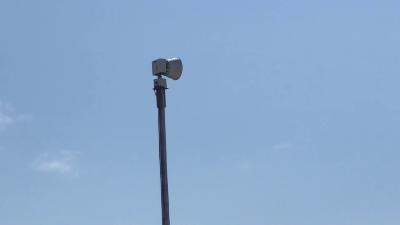 Lincoln city Oregon tsunami siren 2019. sound warning 10UD YouTube