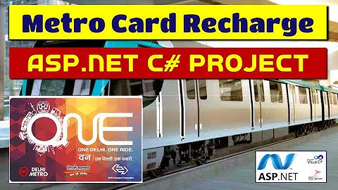 Metro Card Recharge System and Train time table | ASP.net C# with MSSQL | IIS | asp105 #highblix